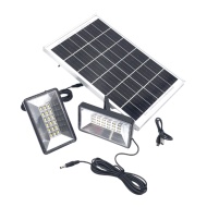 KIT 2 PROIECTOARE 10W CU PANOU SOLAR 8833 LS INCARCARE TELEFON - Img 2