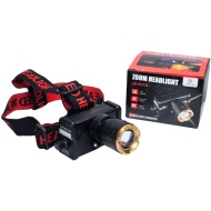 LANTERNA DE CAP JS 931A ZOOM REGLAJ CU POTENTIOMETRU AFISAJ ACUM TIP C