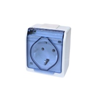 PRIZA SIMPLA CU CAPAC APLICATA 4444 16A 250V