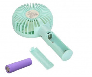 VENTILATOR PORTABIL ACUMULATOR 18650 MICROUSB DIVERSE CULORI 3873