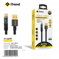 CABLU DATE ITREND CA 19 USB LA TIP C 60W 1M CABLU GROS