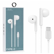 CASTI TELEFON TC 03 ALBE TYPE-C MICROFON BUTON RASPUNS APEL