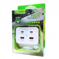 INCARCATOR TELEFON ORIGINAL 2 X PD TIP C + 2 X USB 5.1A PRIZA