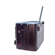 RADIO PORTABIL FP 606S BLUETHOOT ACUM SOLAR OGLINDA LED TIP C JACK USB MICROSD - Img 4