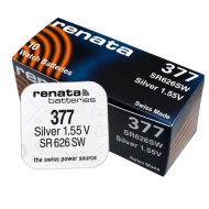 BATERIE RENATA V 377 AG4 SR626SW SILVER OXIDE 1.55V