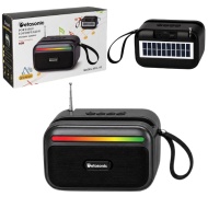 BOXA PORTABILA PETOSONIC SD L115 SOLAR BLUETOOTH USB TIP C MICROSD RGB