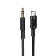 CABLU AUXILIAR JACK TIP C BOROFONE BL25B 1 METRU NEGRU - Img 2