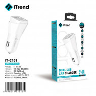 INCARCATOR AUTO ITREND C101 2 USB 2.4 A