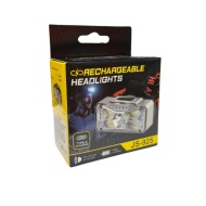 LANTERNA CAP JS 925 LED COB AC 18650 LUMINA ROSIE TIP C NIVEL BATERIE - Img 2