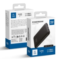 POWER BANK BLUE STAR W 0539 A 5000 mAh NEGRU