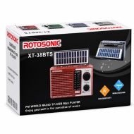RADIO PORTABIL CU MP3 ROTOSONIC XT 38BTS BLUETOOTH USB MICROSD SOLAR 18650 - Img 5