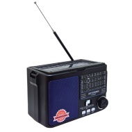 RADIO PORTABIL FP 606S BLUETHOOT ACUM SOLAR OGLINDA LED TIP C JACK USB MICROSD