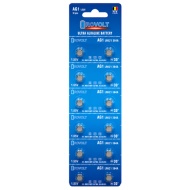 BATERIE ROVOLT AG 1 LR 621 364 ALKALINA BLISTER 10 BUC