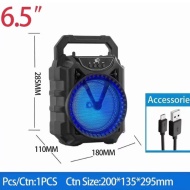 BOXA PORTABILA KOLAV F604 BLUETHOOT INTRARE MIC USB LUMINI RGB - Img 2
