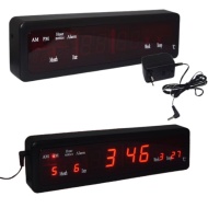 CEAS MASA DIGITAL LED CX 808 AFISAJ ROSU TEMPERATURA DATA ALARMA - Img 2