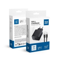 INCARCATOR BLUE STAR TFB TC 25WPD QC4.0 PD 3A 25W + CABLU TIP C TIP C NEGRU