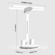 LAMPA BIROU CU ACUMULATOR DNZG 0004AC 3 MODURI ILUMINARE SUPORT PIXURI - Img 6