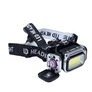 LANTERNA DE CAP HT T80S SENZOR MAGNET AC 18650 LUMINA ROSIE SOS TIP C - Img 2