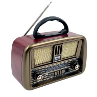 RADIO PORTABIL RETRO NS - 8068 BT, ACUMULATOR,USB, BLUETOOTH, AUX, USB - Img 2