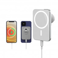 SUPORT TELEFON INCARCARE WIRELESS X16 15W MAG IPH PENTRU GRILA ALB - Img 4