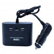 TRIPLU BRICHETA AUTO FIR 3 PRIZE OLESSON 1653 2 x USB 1 X TIP C - Img 4