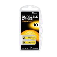 BATERIE DURACELL 10 AUDITIVA GALBEN SET 6 BUC