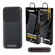 BATERIE EXTERNA MOONX MP01 10000mAh 2XUSB 10W NEGRU