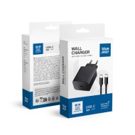 INCARCATOR BLUE STAR TFB TC 20WPD QC4.0 PD 3A 20W + CABLU TIP C TIP C NEGRU