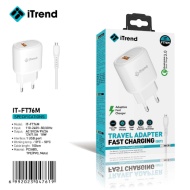 INCARCATOR TELEFON ITREND FT 76L QC 3.0 + CABLU IPH 1M