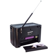 RADIO PORTABIL FP 606S BLUETHOOT ACUM SOLAR OGLINDA LED TIP C JACK USB MICROSD - Img 5