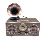 RADIO PORTABIL RETRO NS 802 BT ACUM USB MICROSD - Img 2