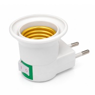 STECHER CU FASUNG E27 , DULIE CU INTRERUPATOR , ADAPTOR