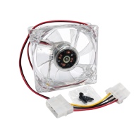 VENTILATOR 12V 80x80x25mm CU LEDURI MULTICOLORE 5174