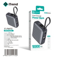 BATERIE EXTERNA ITREND PW 172 10.000mAh 22.5 W 3 IN 1