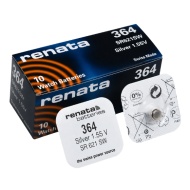 BATERIE RENATA 364 AG1 SR621SW SILVER OXIDE 1.55V