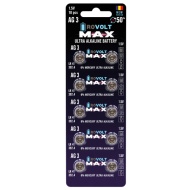 BATERIE ROVOLT MAX AG 3 ALKALINA BLISTER 10 BUC