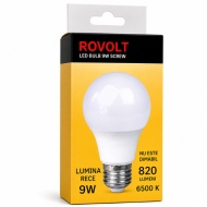 BEC LED ROVOLT 9W E27 LUMINA ALBA RECE