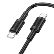 CABLU DATE BOROFONE BX111 TYPE-C LA TYPE-C 60W 3A 1m NEGRU - Img 2