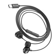 CASTI CU FIR TIP C HOCO M122 MICROFON BUTON MULTIFUNCTIONAL - Img 2