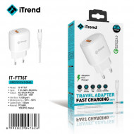 INCARCATOR TELEFON ITREND FT 76T QC 3.0 +CABLU TIP C 1M