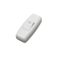 INTRERUPATOR PE FIR CU LED VERDE 10A / 250V Alb PACHET 5 BUC