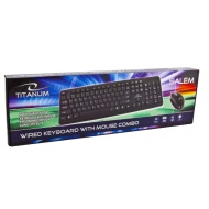 KIT TASTATURA + MOUSE CU FIR USB TITANUM TK 106 SALEM