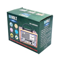 RADIO PORTABIL RETRO NS - 8890 BT, ACUMULATOR,USB, BLUETOOTH, AUX, USB - Img 4