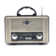 RADIO PORTABIL RETRO RO - 8098BT, ACUMULATOR,USB, BLUETOOTH, AUX, USB - Img 2