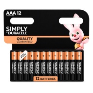 BATERIE DURACELL R3 AAA ALKALINE BLISTER 12 BUC