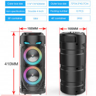 BOXA PORTABILA, ZQS 4239 MICROFON, FM, BLUETHOOT SD, USB - Img 4