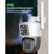 CAMERA SUPRAVEGHERE DUBLA JORTAN 8293 355 GRADE WI-FI 6MP DIFUZOR INFRAROSU - Img 4