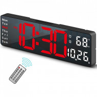 CEAS PERETE / MASA 6629 LUMINA ROSIE ALARMA TELECOMANDA TEMPERATURA - Img 2
