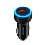 INCARCATOR AUTO SPACER Quick Charge 17W 3.1A max DUOQ 01 LED