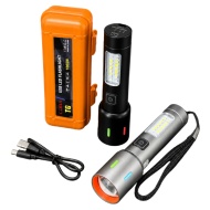LANTERNA COBA CB 209 ACUMULATOR LED COB ZOOM TIP C 10W